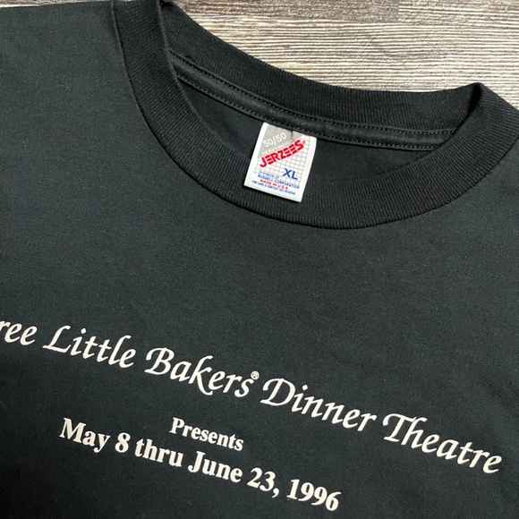 Vintage 90's Fiddler on the Roof Shirt Size XL Black Broadway JERZEES Play KC - Picture 3 of 3